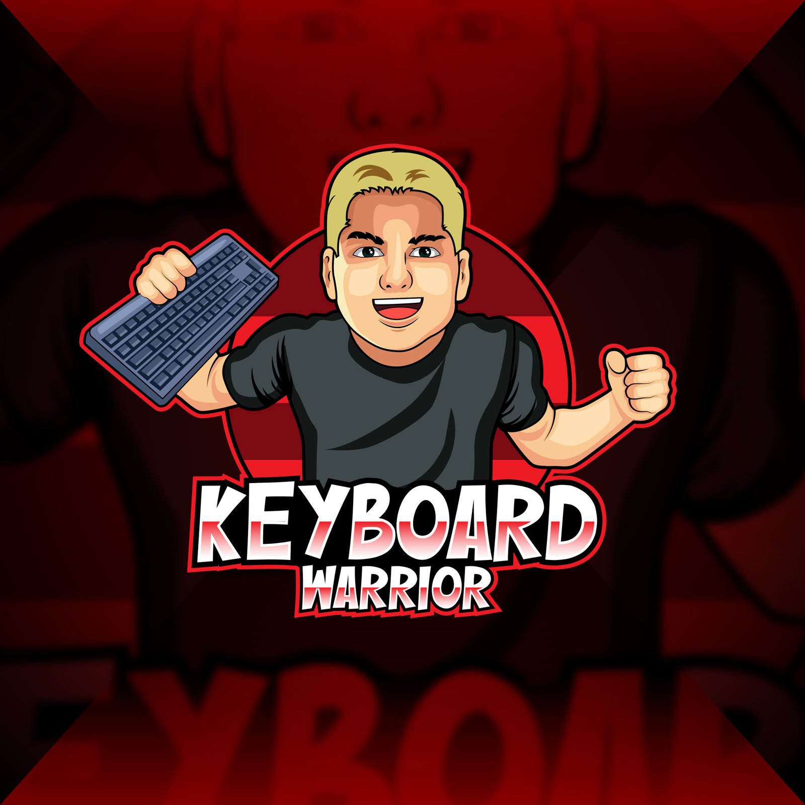 Cartoon Streamer Logo